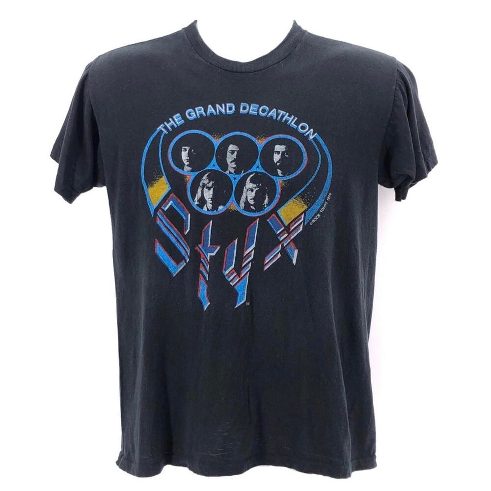 Styx 1979 The Grand Decathlon North American Tour tshirt 70s 1970s vintage